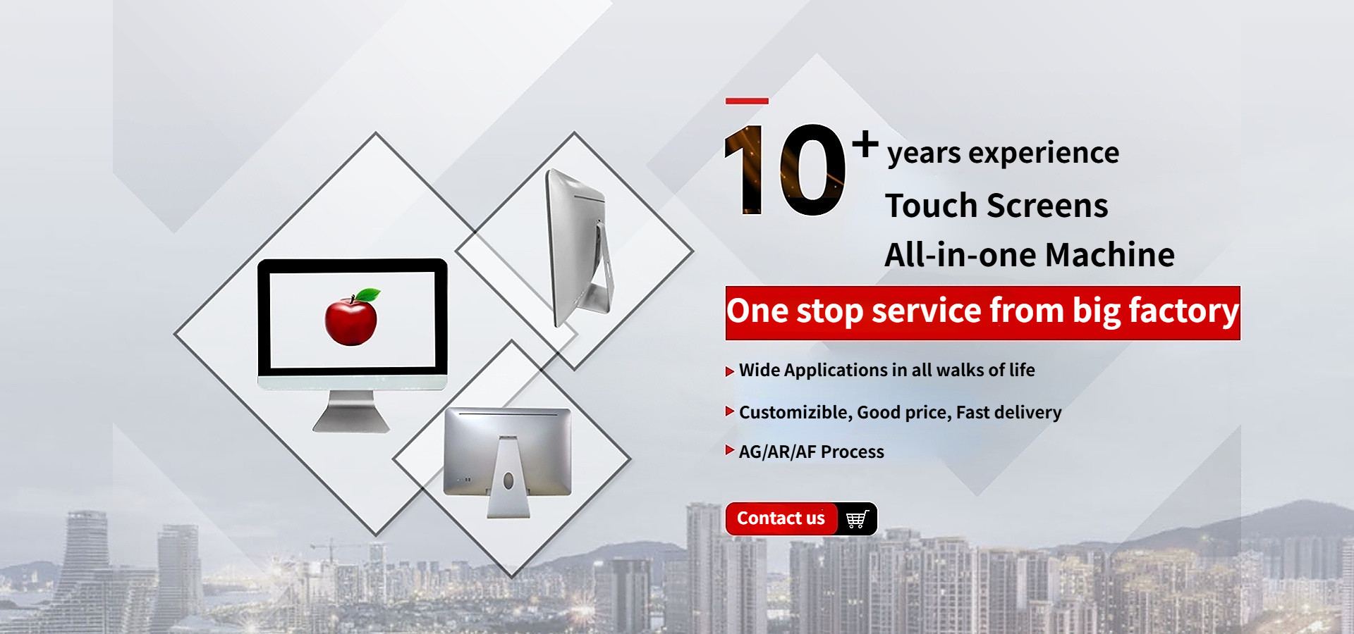 Qualità pannello di tocco capacitivo sporgente fabbrica