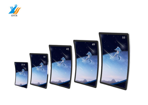 Alto trasparenza pannello touch curvo da 49 pollici a forma di C industriale