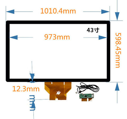 43PCAP Touch Panel 6H Industrial Touch Screen Panel PC