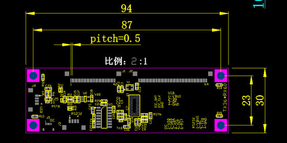 Controller touch screen SPI Controller touch panel a LED personalizzato