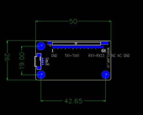 ILITEK2511 Controller touch screen con interfaccia IIC
