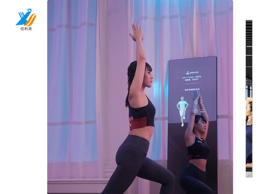 Vendita di fabbrica Dispositivo multi-touch proiettato capacitivo (PCAP) touch screen pannello a prova d'acqua a prova di olio Smart Mirror Touch Panel per fitness club e Smart Home bagno touch screen luce specchio