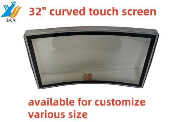 Personalizza 10 touch Curved Touch Screen pannello a prova d'acqua a prova di olio Anti-UV AR AF AG pen touch LCD Display Monitor per visualizzazione commerciale Macchine da divertimento giochi jukebox