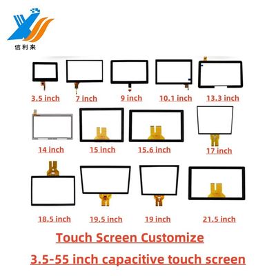 Personalizza Multi-size multi-touch proiettato capacitive (PCAP) GG GFF touch screen panel per Industrial medico commerciale macchina da vendita per l'istruzione
