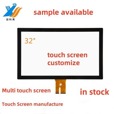 Monitor touchscreen a infrarossi nero personalizzabile da 43 pollici con ampia gamma di temperature