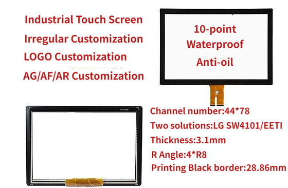 Fino a 10 punti schermo multi-touch G + G Struttura per apparecchiature di autoservizio POS