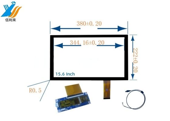 15.6 pollici pannello touchscreen con 10 punti di contatto 1980*1280 vetro per applicazioni mediche