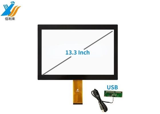 13.3'' Industrial Multi Touch Screen Panel con interfaccia USB e IIC con struttura G+G