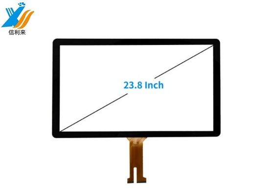 Monitor touchscreen a infrarossi nero personalizzabile da 43 pollici con ampia gamma di temperature