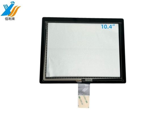 Black Industrial All In One PC PCAP Touch Screen Panel Display da 10,4 pollici con interfaccia USB e IIC COF