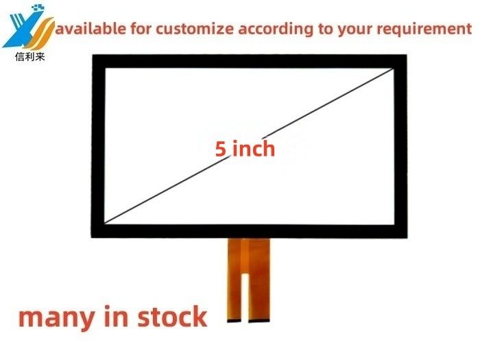 5 pollici Multi touch proiettato capacitivo (PCAP) GG GFF touch screen Pannello AR AG AF impermeabile a olio penna a prova di olio guanto touch touch display lcd monitor a led personalizzato per tablet macchina di apprendimento informatico