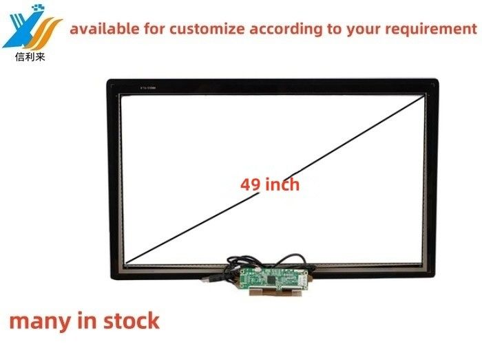 49 pollici Multi touch proiettato USB capacitivo (PCAP) GG GFF ITO touch screen panel impermeabile a olio guanto touch pen touch AR AG AF display LCD personalizzato monitor led per giochi di istruzione industriale