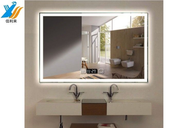 178/178 L'angolo di visione schermo touch LED Smart Mirror With Display IPS Screen LCD