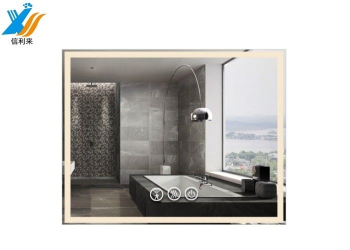 5mm Ultra Clear Touch Screen Mural Mounted Vanity Mirror progettato con 500 Cd/m2 Tipo IPS Display Tipo