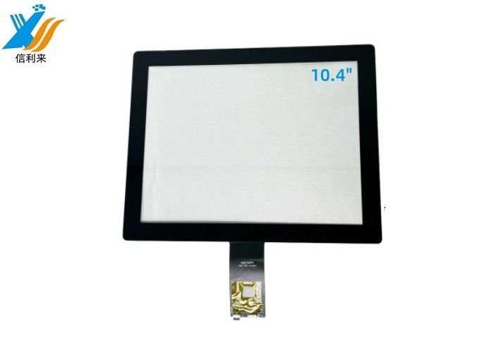 Black Industrial All In One PC PCAP Touch Screen Panel Display da 10,4 pollici con interfaccia USB e IIC COF